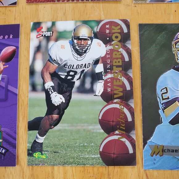 Michael Westbrook 12 Different NM NFL Football Cards 1997 Donruss Silver #146 - Picture 8 of 13